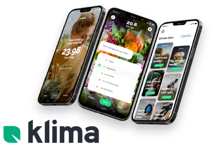 Klima in app feature